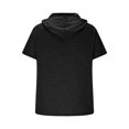 thumbnail image 5 of Save On Summer Sun Protection Hoodie Shirts for Men Trends Lightweight Short Sleeve Tops Pullover Sweater Blouses Ultra Soft Slim Fit Tee Shirts Hiking Outdoor Track Clothes, 5 of 6