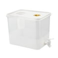 thumbnail image 1 of Contenedor dispensador de bebidas para nevera, hervidor frío con infusor de grifo, dispensadores de jugo de bebidas frías para fiestas, restaurante 10L, 1 of 8
