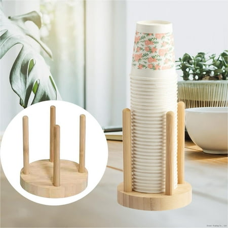 

Cup Storage Holder Disposable Cup Paper Cups Rack Household Storage Tools