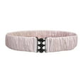 thumbnail image 2 of yuksok Elastic Waist Belt Elegant Cinch Band Trimmer for Sweater Puffer Coat Jacket Pink, 2 of 8