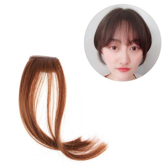 GOOHOCHY 1Pack Flax Yellow Topper Hair Pieces For Women With Adjustable Clips 13x0.5in