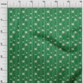 thumbnail image 2 of oneOone Cotton Flex Green Fabric Merry Christmas Diy Clothing Quilting Fabric Print Fabric By Yard 40 Inch Wide-3HC, 2 of 4