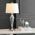 thumbnail image 3 of SAFAVIEH Trent Solid Glam 30 in. H Table Lamp, Silver, 3 of 5
