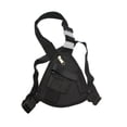 thumbnail image 1 of Arnés de pecho perfecl para radio bidireccional negro con bolsa y estuche para sitios de construcción, 1 of 8