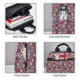 thumbnail image 4 of Naloa Doodles Wedding Print Lightweight DayBackpack Suitable for school, work, shopping, travel, etc., 4 of 5