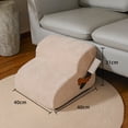 thumbnail image 2 of 2-Step Dog Stairs for Small Dogs - 12.2" High Curved Pet Ramp with Non- Steps for Couch, Sofa, Chair, Indoor Use for Puppies, Cats & Medium Pets, 2 of 8