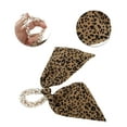 thumbnail image 3 of Unique Bargains 1 Pc Elegant Flower Pearl Ribbon Hair Elastic Band Beige Yellow Black, 3 of 5