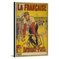 thumbnail image 1 of La Francaise Vintage Poster (artist: Marodon) France c. 1899 (12x18 Gallery Wrapped Stretched Canvas), 1 of 1