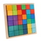 thumbnail image 5 of Juguetes de bloques para niños, 36 piezas de bloques de cubos apilables de madera coloridos apilables, juguete de madera cuadrado apilado construido para precisión, 5 of 14