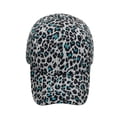 thumbnail image 3 of ZHOGXU Baseball Cap For Women And Men Leopard Print Wide Brim Adjustable Comfortable Fashion Hat For Outdoor Sports And Casual Daily Wear Blue One Size, 3 of 4