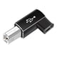 thumbnail image 1 of Bsvklp Adaptador USB Tipo C A USB Tipo B para Controlador MIDI Impresora (codo Negro), 1 of 9