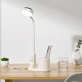 thumbnail image 2 of Wovilon Multifunctional Pen Holder Table Lamp Student Dormitory Eye Protection Study Table Lamp Desktop Bedroom Romantic Projection Night Light, 2 of 7