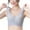 Gray, variant on Kovlvoll Plus Size Bras for Women Seamless Wireless No Underwire Full Coverage Gathered Push up Bra Underwear
