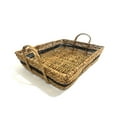 thumbnail image 1 of Hometrends Woven Paper & Rush Serving Tray, 1 of 7