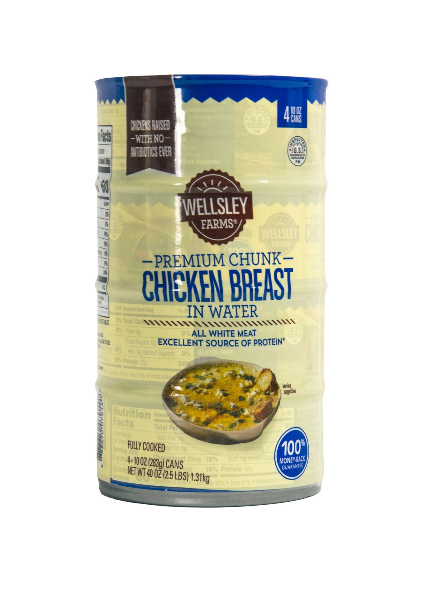 Product of Wellsley Farms Premium Chunk Chicken Breast in Water, 4 ct.