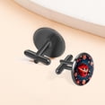 thumbnail image 6 of Ladybird Elegant Cufflink Set for Formal Attire, Made of Stainless Steel, Ideal for Weddings and Business Meetings, Includes Cufflinks and Shirt Clip, 6 of 6