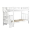 thumbnail image 6 of AFI Woodland Twin Over Twin Solid Wood Staircase Bunk Bed, White, 6 of 6