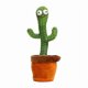 thumbnail image 1 of 1 Set Dancing Doll Singing Talking Cactus Doll Toy Rechargeable Interactive Plush Doll for Children Adults, 1 of 4