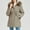Khaki, variant on QUNYINEY Detachable Hooded Womens Puffer Coats Zip Up Brown Mid-Length Outwear with Pockets Long Sleeve Slim Fit Warm Winter Jackets for Women