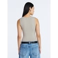 thumbnail image 3 of Scoop Women's Sleeveless Scoop Neck Contour Top, Sizes XS-XXL, 3 of 4