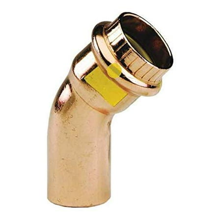Viega ProPress 1-1/2" Press x FTG 45-Degree Street Elbow in Copper - 77068