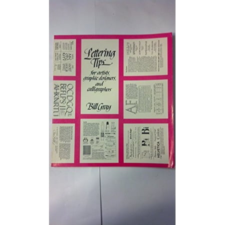 Pre-Owned Lettering Tips: For Artists Graphic Designers and Calligraphers Paperback