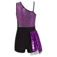 thumbnail image 1 of iiniim Kids Girls Sequin Sleeveless Ballet Gymnastic Leotard Jumpsuit Biketard Dancewear 4-14 Lavender 8, 1 of 7