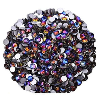 Jollin Glue Fix Crystal Flatback Rhinestones Glass Diamantes Gems for Nail  Art Crafts Decorations Clothes Shoes(ss5 2880pcs, Lt Siam) 