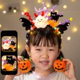 thumbnail image 1 of Halloween Pumpkin Headband DIY Kit For Children - Glows - In - The - Dark Pipe Cleaner Materials For Party Dress - Up Spooky, 1 of 1