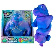 ORB Funkee Monkee Jumbo (Blue/Purple)  4.5 lbs! - Stretch, Squish, and Even Squeeze This Monkey for Stress Relief! Original Sensory/Fidget Collectible Toy for Kids & Adults