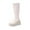 White, variant on KEGIRLOM Women's Fashionable Casual Winter Versatile Long Boots Solid Color Round Toe Side Zipper Thick Bottom Wedge Heel Knee-High Boots White 7.5