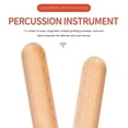 thumbnail image 2 of 6 Pairs Wood Claves Musical Percussion Instrument Rhythm Sticks Percussion Rhythm Sticks Children M, 2 of 5