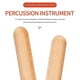 thumbnail image 2 of 6 pares de claves de madera para instrumentos de percusión musical, baquetas rítmicas, baquetas rítmicas para niños M, 2 of 5