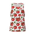 thumbnail image 5 of Sigee Hand Drawn Tomatoes for Men's Workout Tank Top, Athletic Gym Sleeveless Shirt - Quick Dry, Lightweight, Breathable XX-Large, 5 of 9