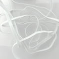 thumbnail image 2 of 1/4" Skinny Elastic Ribbon White 25 Yards, 2 of 3