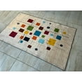 thumbnail image 4 of Distress Green Area Rug 3x5 ft = 95x155 cm, 4 of 5