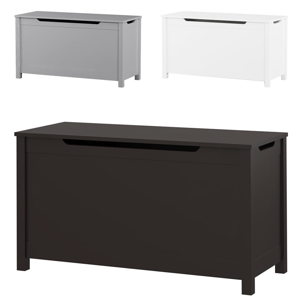 Wooden Toy Box Storage With Safety Hinge,Lid Storage Bench For Bedroom Living Room Playroom Boys & Girls,Toddlers Toy Storage Chest,31.50x13.00x16.70in