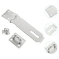 thumbnail image 4 of Miangastore 1 Set Door Locks Hasp Latch Stainless Steel Clasp Hasp Safety Gate Lock Hasp with Screws, 4 of 8