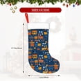 thumbnail image 4 of Salouo Funny Steam Train Print Christmas Stockings,Large Xmas Stocking Set of 1 Holiday and Farmhouse Stocking for Christmas Holiday Party Decoration(17.7*11 Inch), 4 of 7