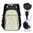 thumbnail image 3 of Disketp Daisies Flowers Mochila de Viaje Estampada para Laptop con Puerto de Carga USB, Mochila Impermeable para Computadora – Regalo para Hombres y Mujeres, 3 of 7
