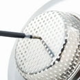 thumbnail image 3 of 3 Pcs 4.5" Stainless Steel Large Wide Rim Sink Strainer For Kitchen Drain Basket, 3 of 6