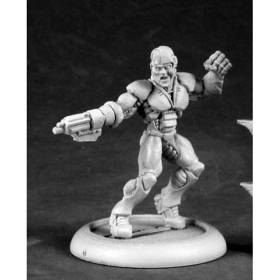 Reaper Miniatures Slade, Cyborg Hero #50160 Chronoscope D&D RPG Mini Figure