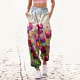 thumbnail image 3 of Gibobby Pantalones mujer invierno Pantalones de chándal con estampado inferior para mujer Bolsillos Cintura alta Deportivo Gimnasio Ajuste(Rosa caliente,XG), 3 of 4