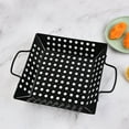 thumbnail image 6 of Whoamigo Grill Basket Nonstick Grill Topper with Holes BBQ Grill Trays Vegetable Grill Pans for Outdoor Grill Wok Grill Cookwares, 6 of 13