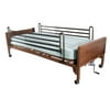 Delta Ultra-Light Full Electric Hospital Bed with Full Rails and Spring Mattress 80" x 36"