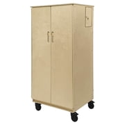 Contender 60 H Kids Storage Cabinet Shelf with Doors and Shelves, for Craft Storage, Office & Teacher Supplies