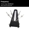 thumbnail image 4 of Yeacher Universal Pyramid Mechanical Metronome ABS Material for Guitar Violin Piano Bass Musical Instrument Practice Tool for Beginners, 4 of 8