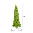 thumbnail image 2 of Vickerman 78" Fir Dura-lit LED Artificial Christmas Tree in Flocked Lime Green, 2 of 2
