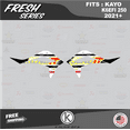thumbnail image 3 of Kalair GFX Graphics Kit for Kayo K6EFI 250 Dirt Bike (2021+) Fresh Series, 3 of 5