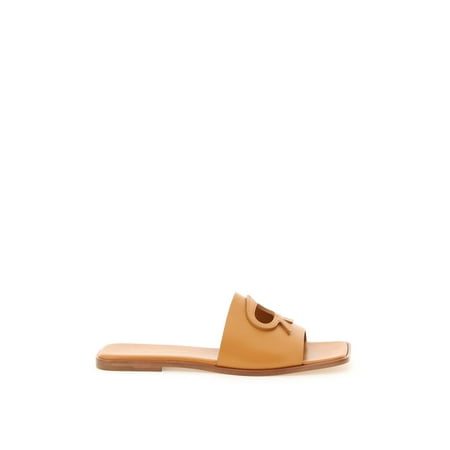 

Gianvito rossi leather ribbon slides